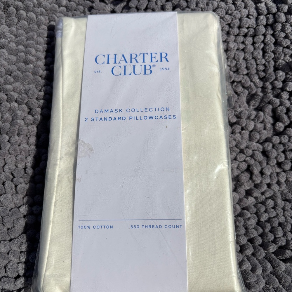 Charter Club Cream Pillowcases